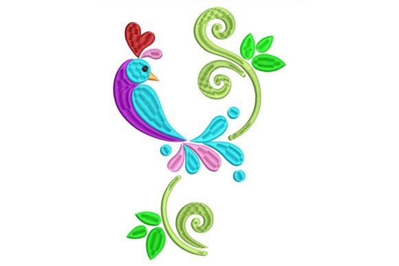 Download Aesthetic Cute Floral Bird - Floral bird Collection