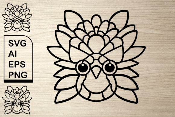 Download Floral Bird Outline Q - Premium Bundle